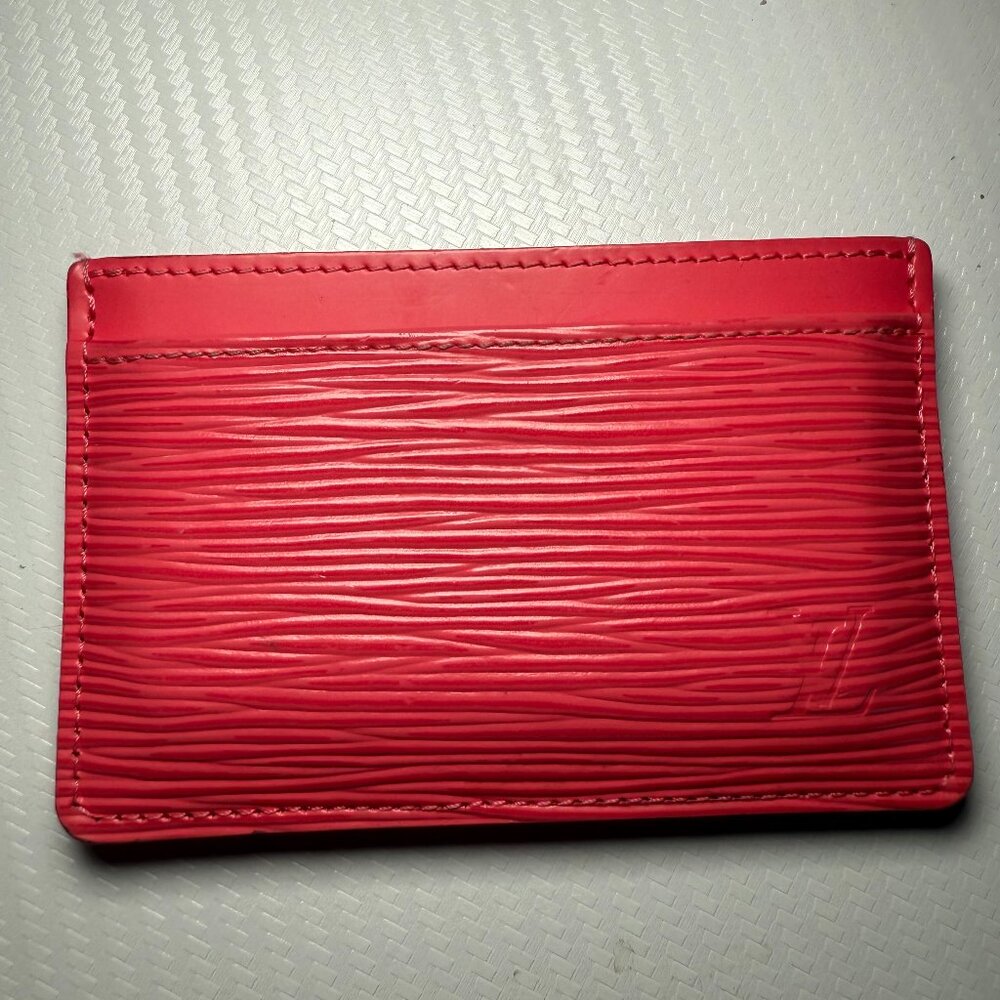 Louis Vuitton Epi Leather Card Holder – Pink